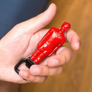 Mad Monkey Flessenopener "Foosball karakter" (rood)