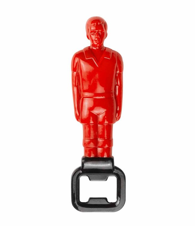 Flessenopener "Foosball karakter" (rood)
