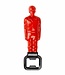 Flessenopener "Foosball karakter" (rood)