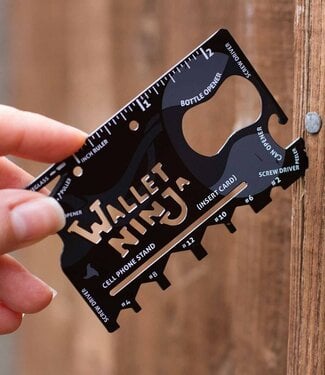 Mad Monkey Portemonnee Ninja - 18in1 multitool