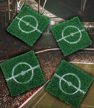 Mad Monkey Voetbalonderzetterset - 4 onderzetters