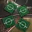 Voetbalonderzetterset - 4 onderzetters
