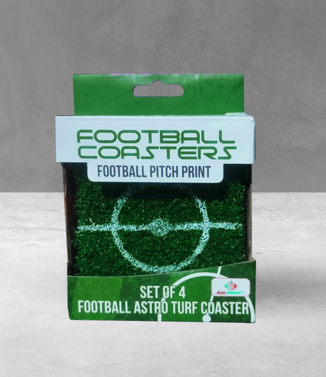 Voetbalonderzetterset - 4 onderzetters