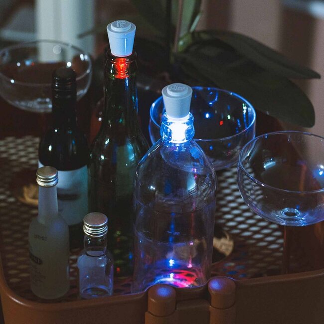 LED-flessenlamp "Luminous Corks" (2 stuks)