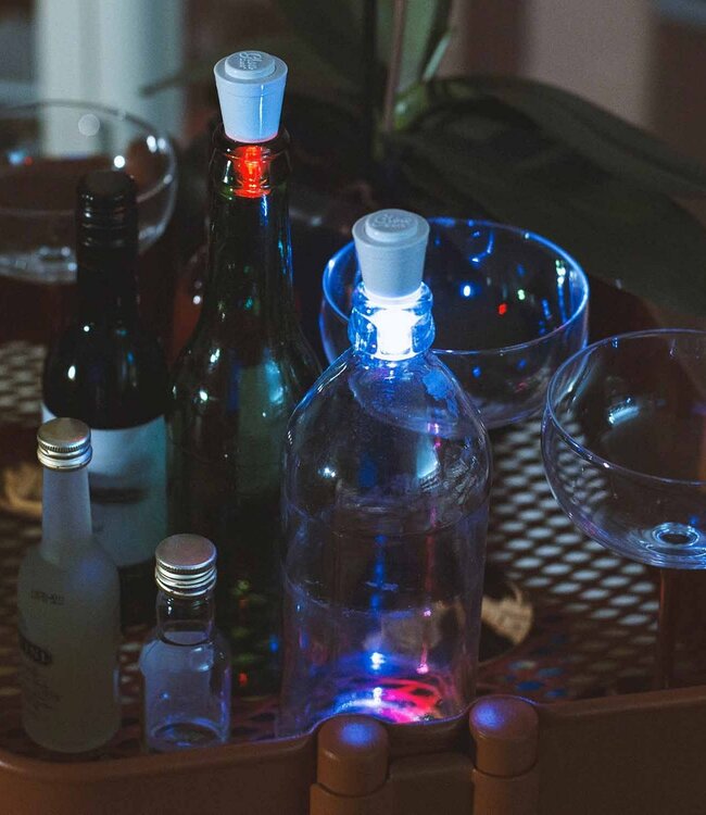 LED-flessenlamp "Luminous Corks" (2 stuks)