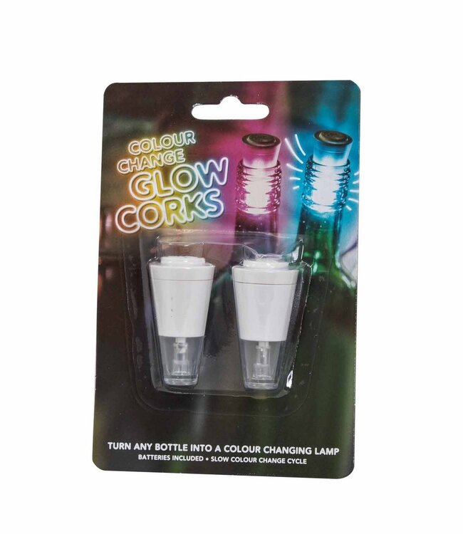 LED-flessenlamp "Luminous Corks" (2 stuks)