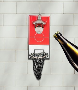 Mad Monkey - Basketbal flesopener voor aan de muur