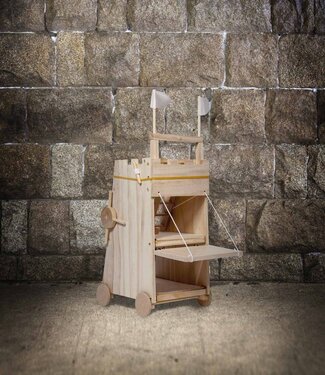 Mad Monkey Belegeringstoren - functioneel model van hout