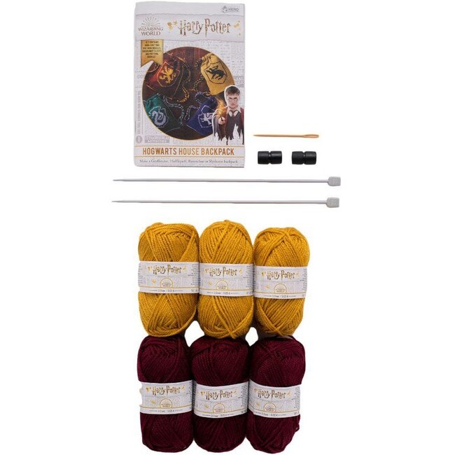 Harry Potter - Rugzak Strick-Set - Griffoendor