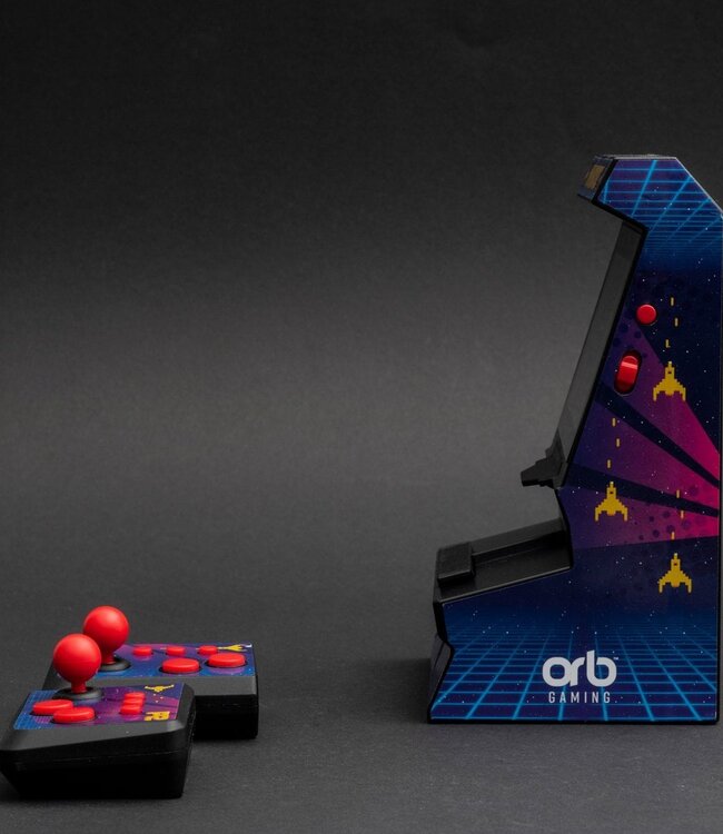ORB - Mini Arcade Machine met dubbele controller - incl. 300x 8-bit games