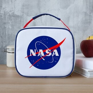 Mad Monkey NASA lunchtas met ritssluiting - wit