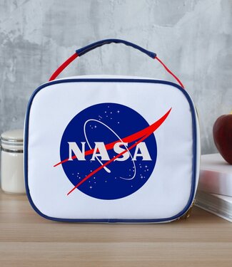 Mad Monkey NASA lunchtas met ritssluiting - wit