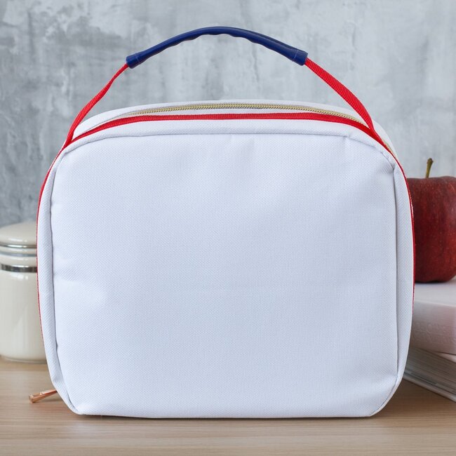 NASA lunchtas met ritssluiting - wit