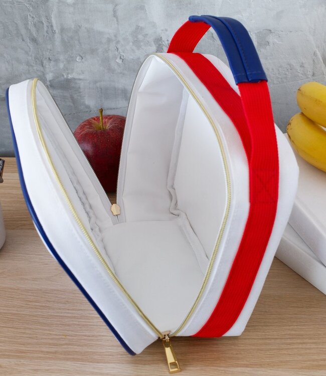 NASA lunchtas met ritssluiting - wit