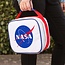 NASA lunchtas met ritssluiting - wit
