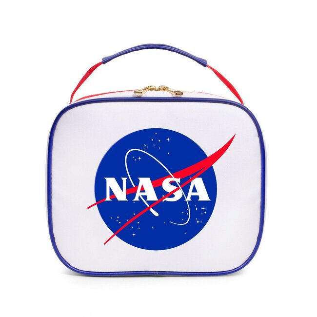 NASA lunchtas met ritssluiting - wit