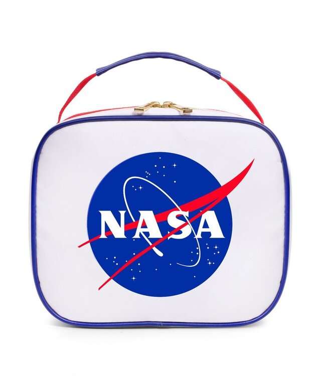 NASA lunchtas met ritssluiting - wit