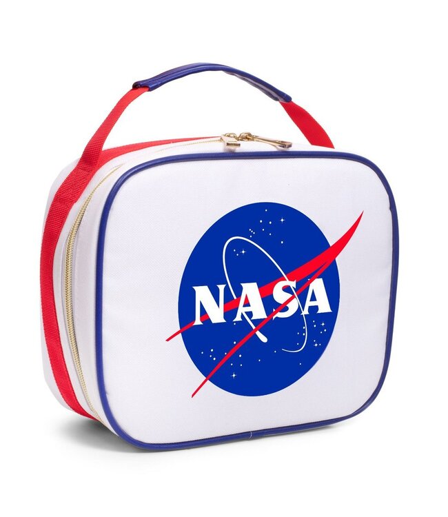 NASA lunchtas met ritssluiting - wit