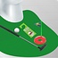 Mad Monkey - minigolfspel met clubs en ballen toiletgolfset, toiletminigolf