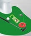 Mad Monkey - minigolfspel met clubs en ballen toiletgolfset, toiletminigolf