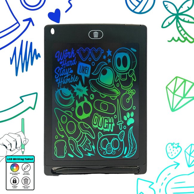 Mad Monkey - Meerkleurige tablet (schetsblok)