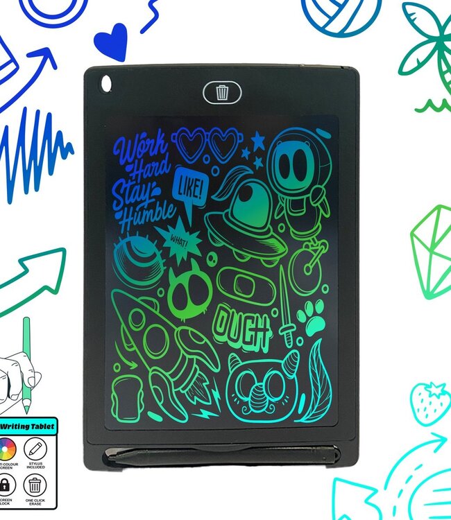 Mad Monkey - Meerkleurige tablet (schetsblok)