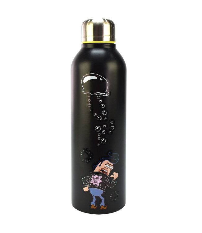 SpongeBob drinkfles van roestvrij staal, 700 ml, SpongeBob en Patrick blazen zeepbellen, officiële merchandise, ideaal cadeau-idee
