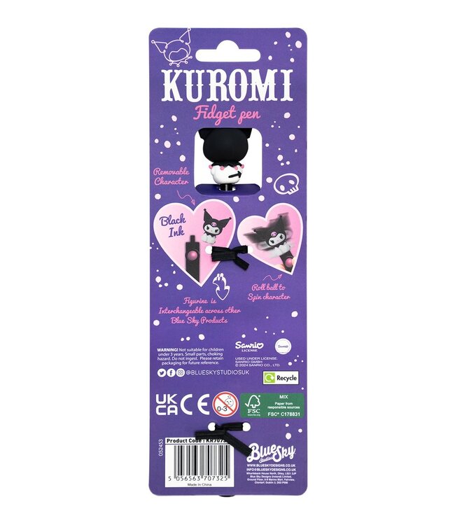 Sanrio Kuromi - Fidgetpen inclusief een collectief figuur