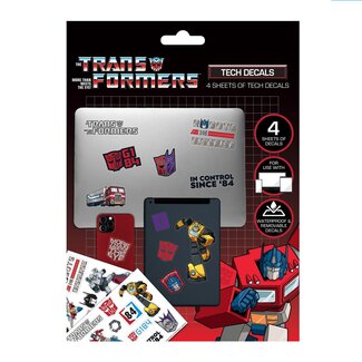 Mad Monkey Transformers-stickerset, meer dan 50 stickers in het ontwerp van Optimus Prime & Co., officiële merchandise