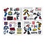 Transformers-stickerset, meer dan 50 stickers in het ontwerp van Optimus Prime & Co., officiële merchandise