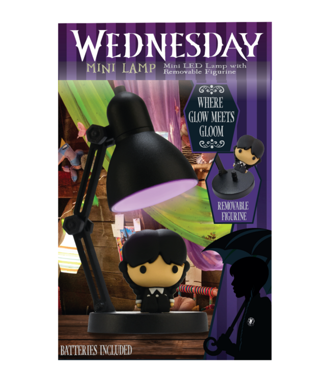 Woensdag Mini LED-lamp met afneembaar figuur