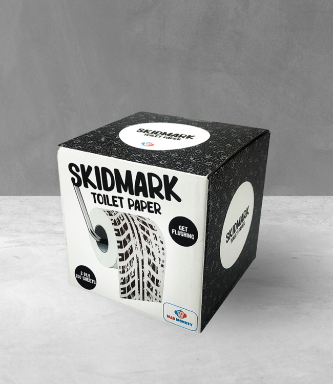 Toiletpapier met remsporen