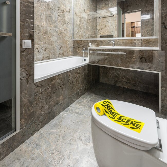Wc-papier - Plaats delict
