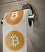 Toiletpapier in Bitcoin-ontwerp