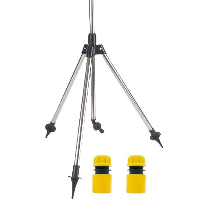 Zwenksproeier op Standaard - Driepoot Sectorsproeier