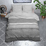 Flanellen Steenstreep Grijs 240 x 220