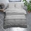 Sleeptime Flanell Steinstreifen Grau 240 × 220 - Bettbezug