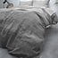 Sleeptime Flanell Steinstreifen Grau 240 × 220 - Bettbezug