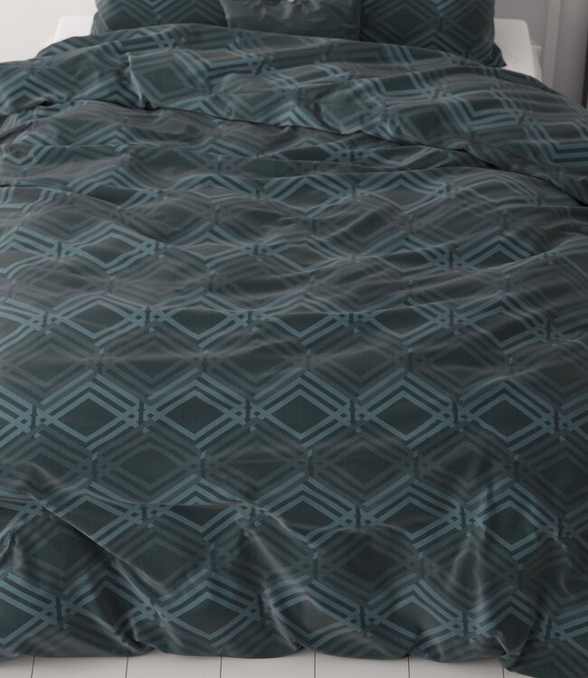 Wavey marineblauw 240 x 200/220