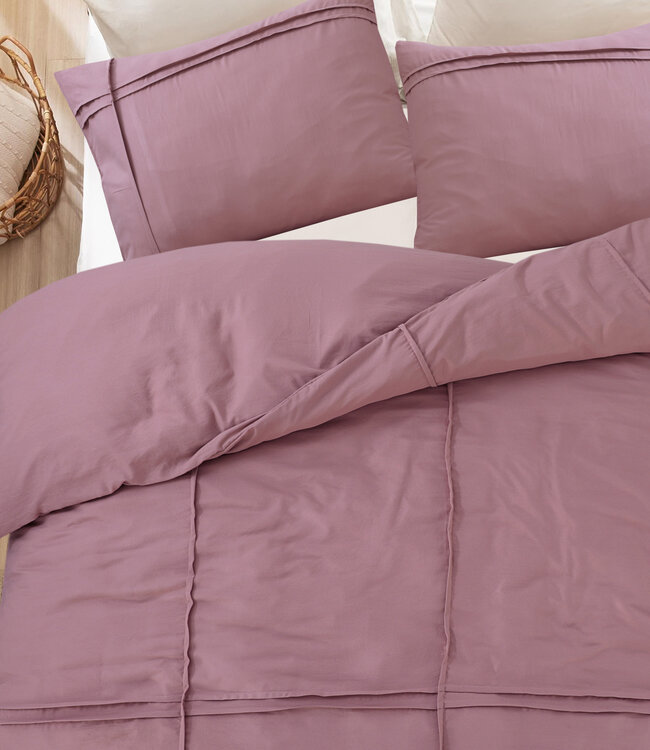 DD gewassen getuft oudroze 240 x 200/220