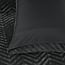 Sleeptime Chevron Teddy Anthracite 240 × 200/220 - Duvet Cover