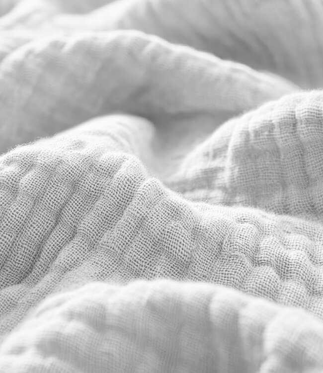 Mousseline wit 90 x 200 + 30