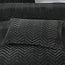 Sleeptime Chevron Teddy Anthracite 240 × 200/220 - Duvet Cover