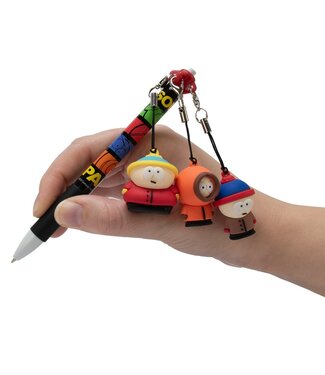 Mad Monkey South Park balpen met 2 verzamelkarakters, pen in het ontwerp van de cultserie, ideaal voor fans
