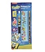 SpongeBob SquarePants schrijfset, 6-delige schrijfset met pen, gum, liniaal & Co., ideaal cadeau-idee voor alle SpongeBob-fans