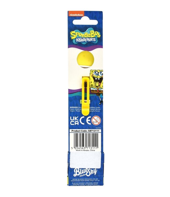 Spongebob Squarepants pen, pen met 8 verschillende kleuren, officiële merchandise, ideaal cadeau-idee