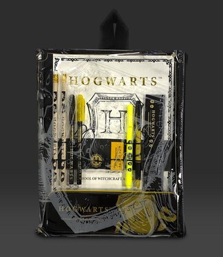Mad Monkey Harry Potter-cadeauset, 11-delige schrijfwarenset voor Zweinstein-fans, notitieboekje, gelpen, markeerstift, pennenbakje, gum en nog veel meer