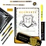 Harry Potter-cadeauset, 11-delige schrijfwarenset voor Zweinstein-fans, notitieboekje, gelpen, markeerstift, pennenbakje, gum en nog veel meer