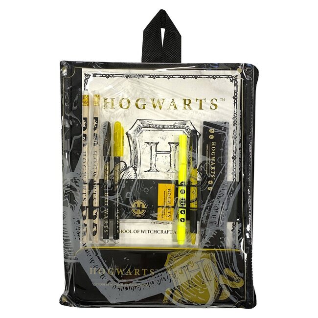 Harry Potter-cadeauset, 11-delige schrijfwarenset voor Zweinstein-fans, notitieboekje, gelpen, markeerstift, pennenbakje, gum en nog veel meer