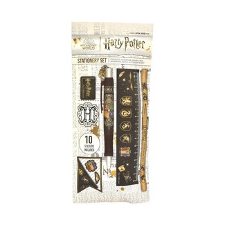 Mad Monkey Harry Potter schrijfwarenset, 6-delige cadeauset voor elke Hogwarts-fan, perfect voor school of op het bureau thuis